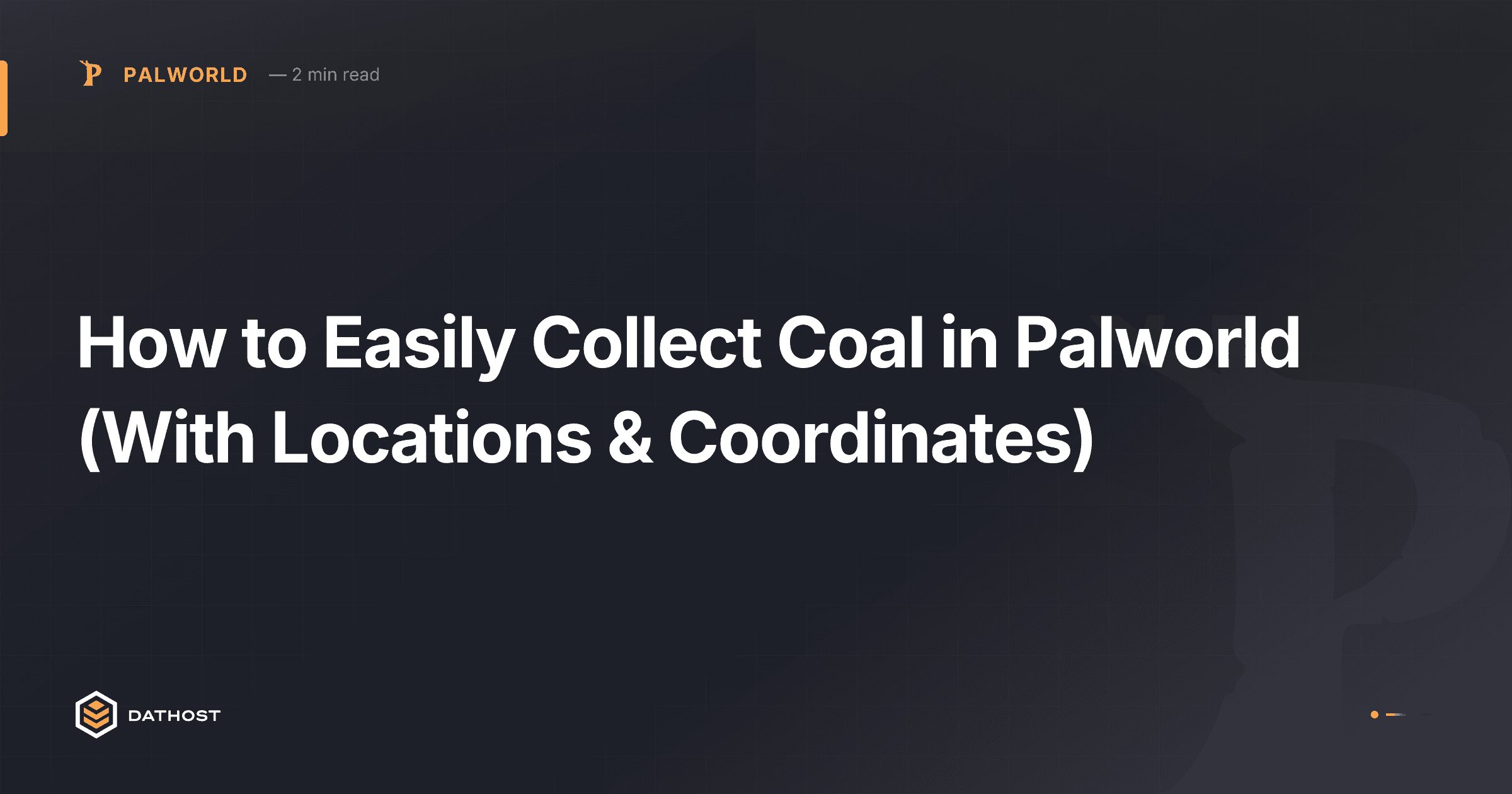 Hero image for How to Easily Collect Coal in Palworld (With Locations & Coordinates)