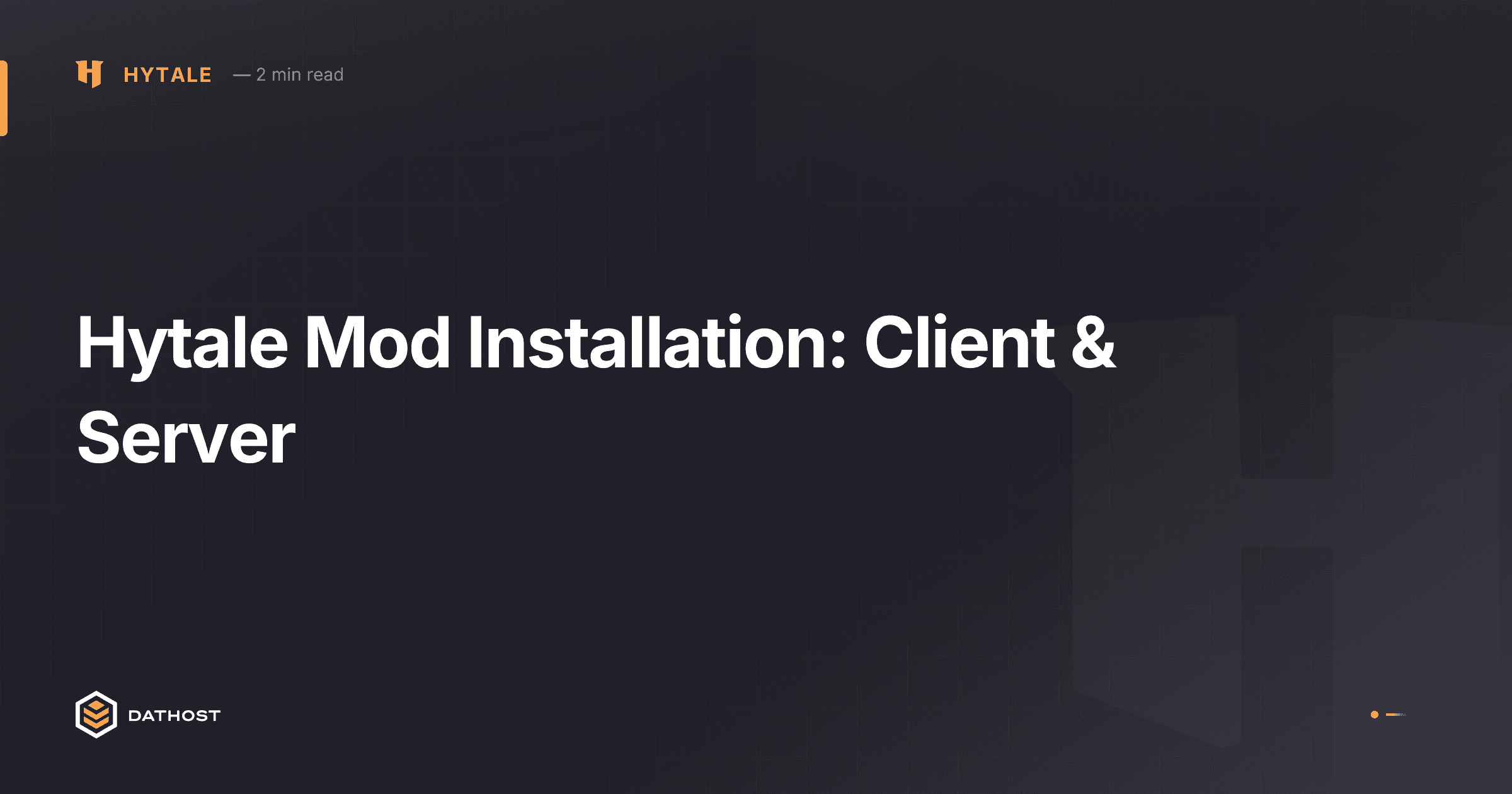 Hero image for Hytale Mod Installation: Client & Server