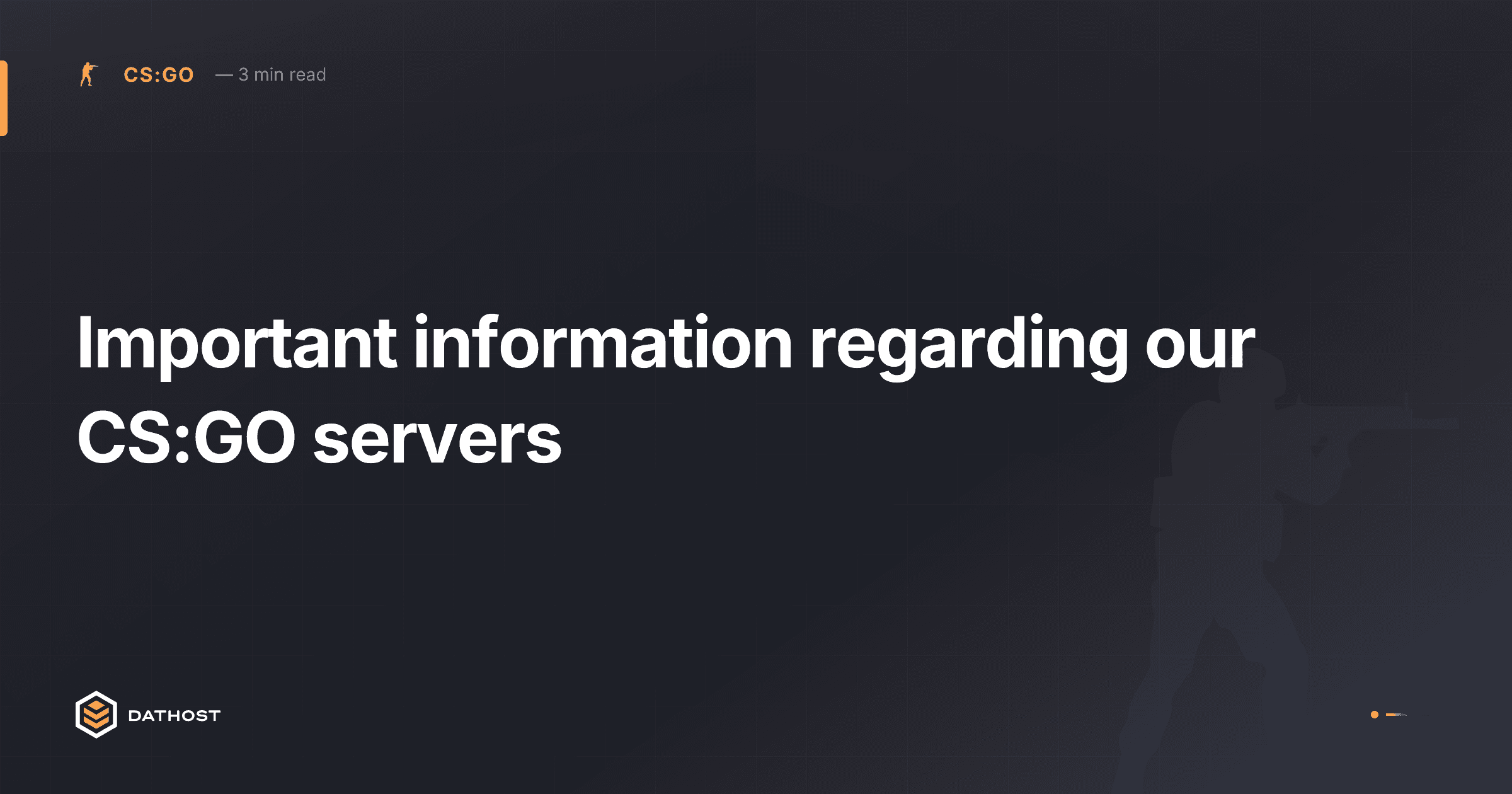 Hero image for Important information regarding our CS:GO servers